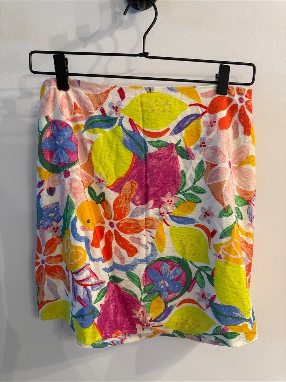 Resort fruit tropical mini skirt